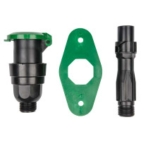 Garden hydrant (hydraulic outlet) with 1" male thread + 1" male thread connector, DSA-4810GZ/10GZ