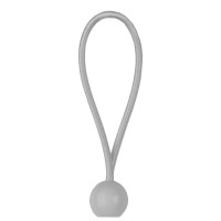 Elastic rubber loop with ball 20cm BUNGEE CORD BALL, BCB-0520GY-L