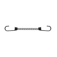 Elastic rubber cord 40cm with hooks BUNGEE CORD HOOK, BCH1-08040GY-E