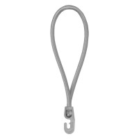 Elastic loop 25cm with hook PVC BUNGEE CORD HOOK, BCH3-0425GY-E