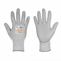 Cut protection gloves, polyurethane CUT COVER 3, size 10, RWCC3PU10