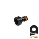 Адаптер на кран із внутрішньою різьбою 1/2", BLACK LINE, з ярликом, ECO-PWB2196