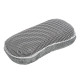 Microfiber cleaning sponge with mesh, ES2472