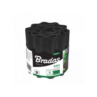 Wavy lawn border 9m x 25cm, black, OBFBK 0925