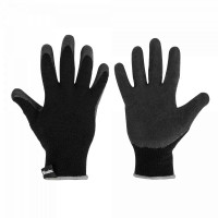 Protective latex gloves, TERMO GRIP BLACK, size 11, RWTGB11