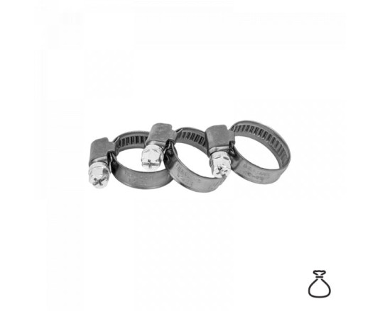 Stainless steel worm gear clamp BRADAS 180-200mm, BSW2180-200/9L