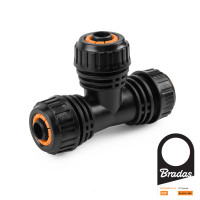 Тройник для подключения шланга 1/2", BLACK LINE, ECO-PWB2210-12
