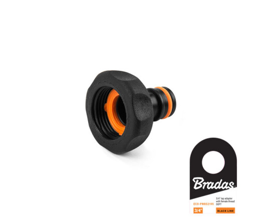 Адаптер на кран з внутрішньою різьбою 3/4", BLACK LINE SOFT, ECO-PWBS2195