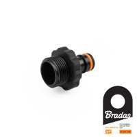 Адаптер на кран с наружной резьбой 3/4", BLACK LINE SOFT, ECO-PWBS2185