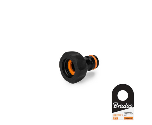 Адаптер на кран з внутрішньою різьбою 1/2", BLACK LINE SOFT, ECO-PWBS2196