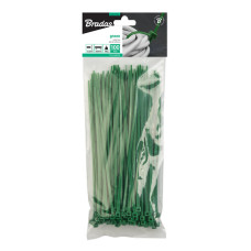 Стяжки кабельные пластиковые 2,5x150мм, 100 шт. GREEN, TS1125150G