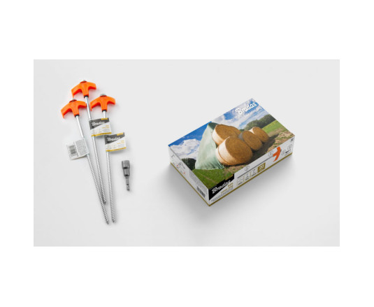 Шпилька фіксуюча 30см, гвинт + пластиковий гачок, 20 штук, AK-SM20130/20BOX