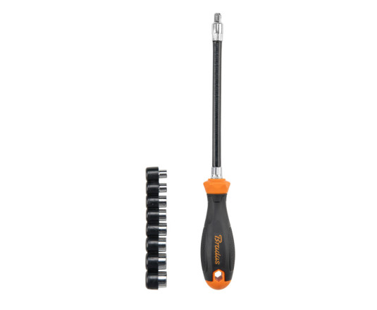 Flexible socket wrench 5-12/270mm, SET, HOME & GARAGE, DIY-SW10SET-E
