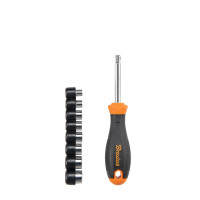 Набор торцевых ключей с отверткой, HOME & GARAGE, 5-12/60 мм, DIY-SW10SET1