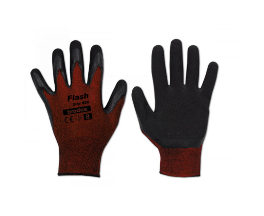 Перчатки защитные FLASH GRIP RED латекс, размер 6, RWFGRD6