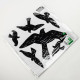 Bird Repellent Stickers, LARGE 6 pcs., 10 sheets, CTRL-BR002