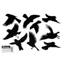 Bird scaring stickers, SMALL 9 pcs., 10 sheets, CTRL-BR001
