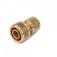 Brass connector 3/4", STOP, BRASS, BR-2150
