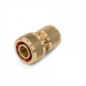 Коннектор латунный 3/4", STOP, BRASS, BR-2150
