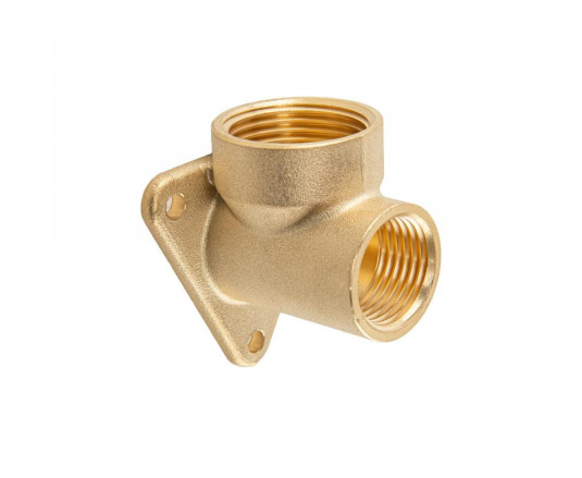 Коліно настінне з 1/2"-3/4" РВ, латунь, BR-323412