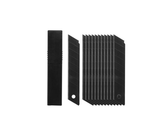 Сменные ломаные лезвия для ножей 18 мм, TITAN BLACK 10 шт., DIY-KN18-B