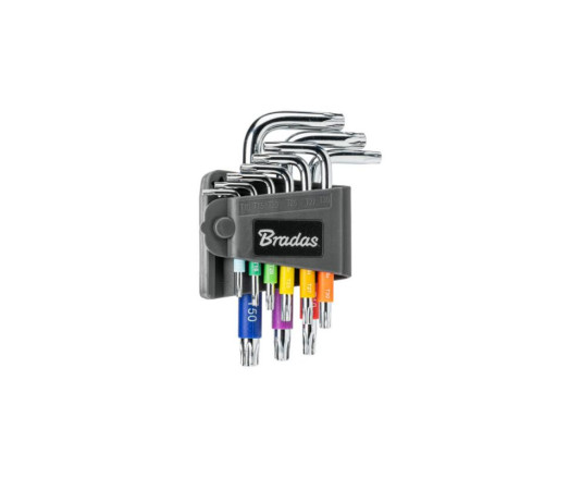 Набор ключей TORX TX 10-50 9шт. мультиколор/короткие, DIY-HKT62-SH/B
