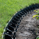 Garden border 58x1000mm, RIM-BORD, black, OBRB58
