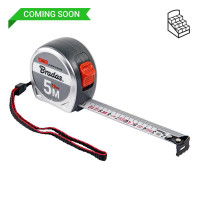 Tape measure on a reel, stainless steel end, 5m/19mm, DIY-MTWL12-0519/KD