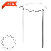 Wavy ring plant support 1/2 circle, Ø 30 cm, height 35 cm, TYRP4F3035