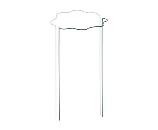 Wavy ring plant support 1/2 circle, Ø 30 cm, height 100 cm, TYRP4F30100