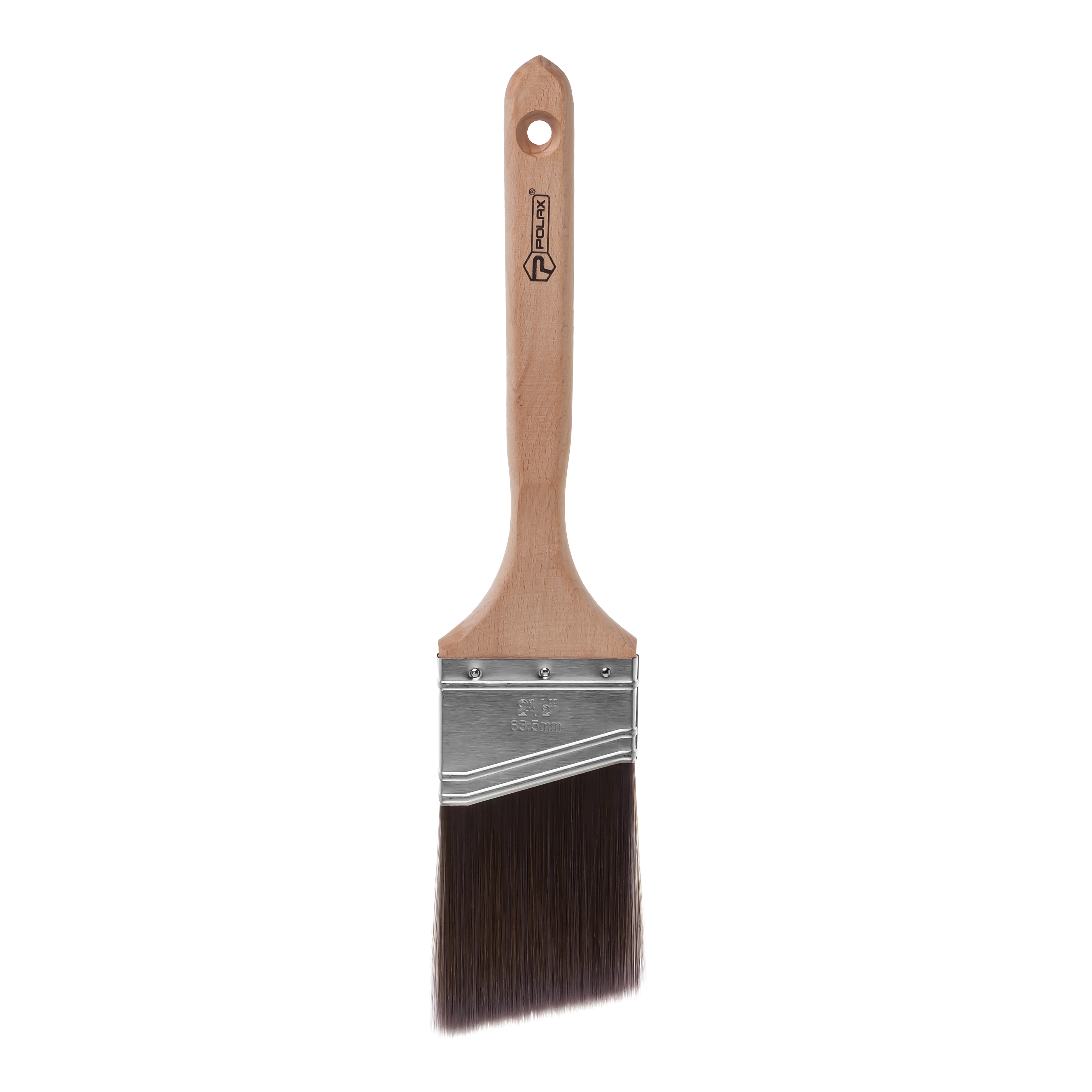 Пензель малярний плоский 2,5" Polax скошений (58-002)